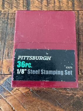 Pittsburgh 36pc 1/8" Steel Stamping Set 63676